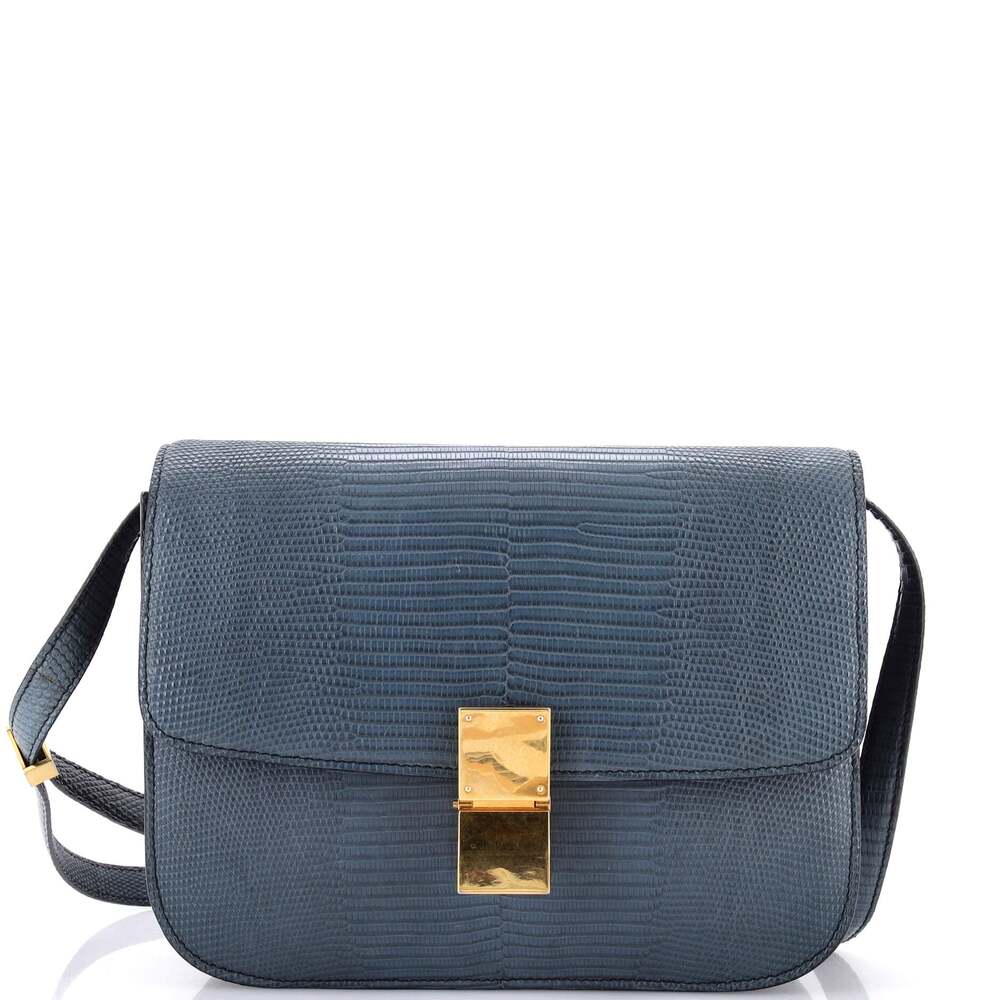 Celine Classic Box Bag Lizard Medium #224724C22B